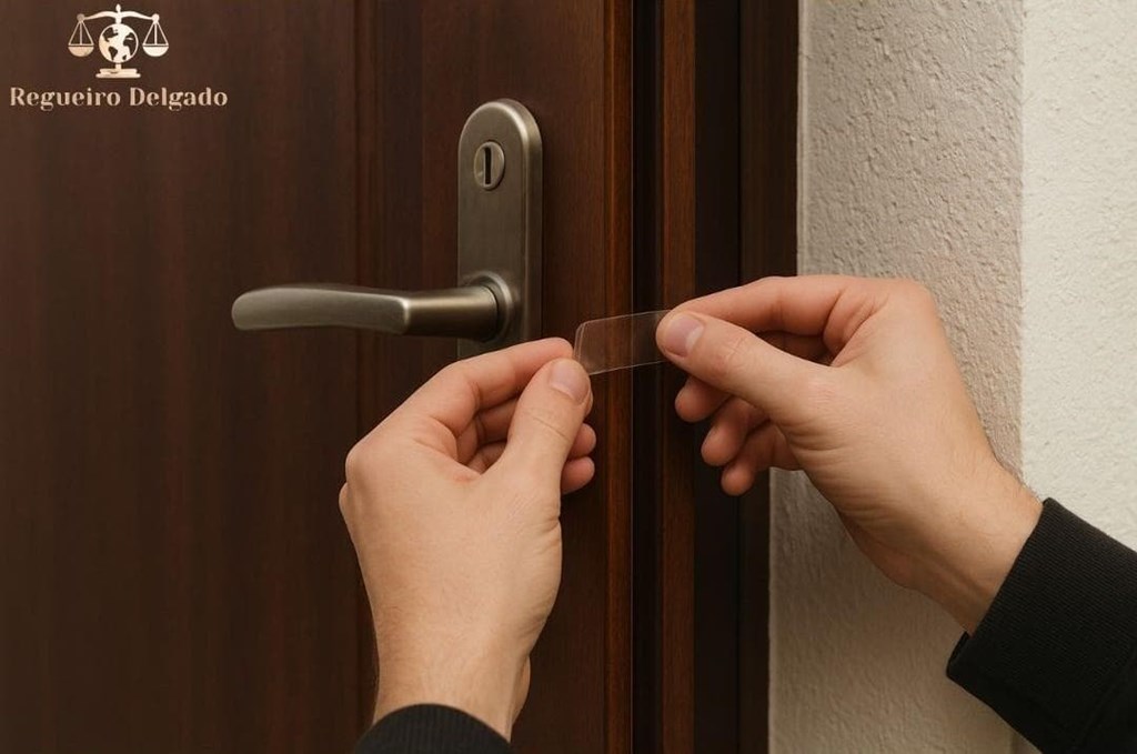 Colocar fios de plástico nas portas também é crime em Espanha: o Tribunal de Navarra confirma